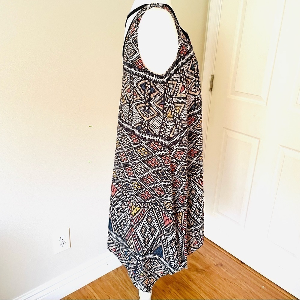 BCBGMAXAZRIA Tian Handkerchief-Hem A-Line Dress โ Multi Color โ Size XS - Picture 10 of 11